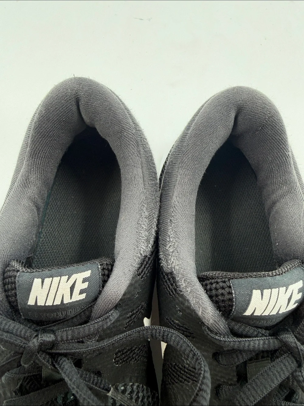 Nike Women's Size 8.0 Revolution 4 Running Shoes  Black/White-Anthracite